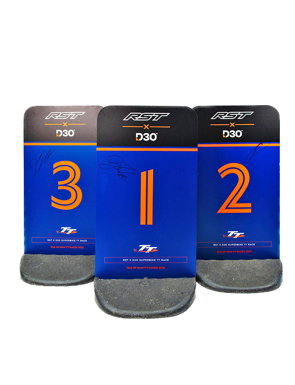 Isle of Man TT Races 2025 RST X D3O Superbike TT Race Winners Enclosure Boards (set of three)